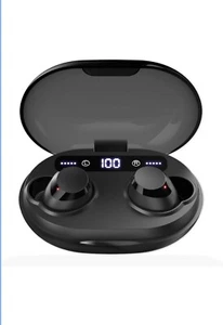 True Wireless Bluetooth Earbuds/headphones With Charging Case OPEN BOX NEW. - Picture 1 of 2