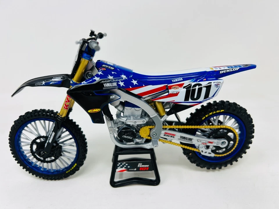 New Ray 1:12 Eli Tomac #101 Team USA Yamaha YZF 450 Toy Model Supercross MOTO X