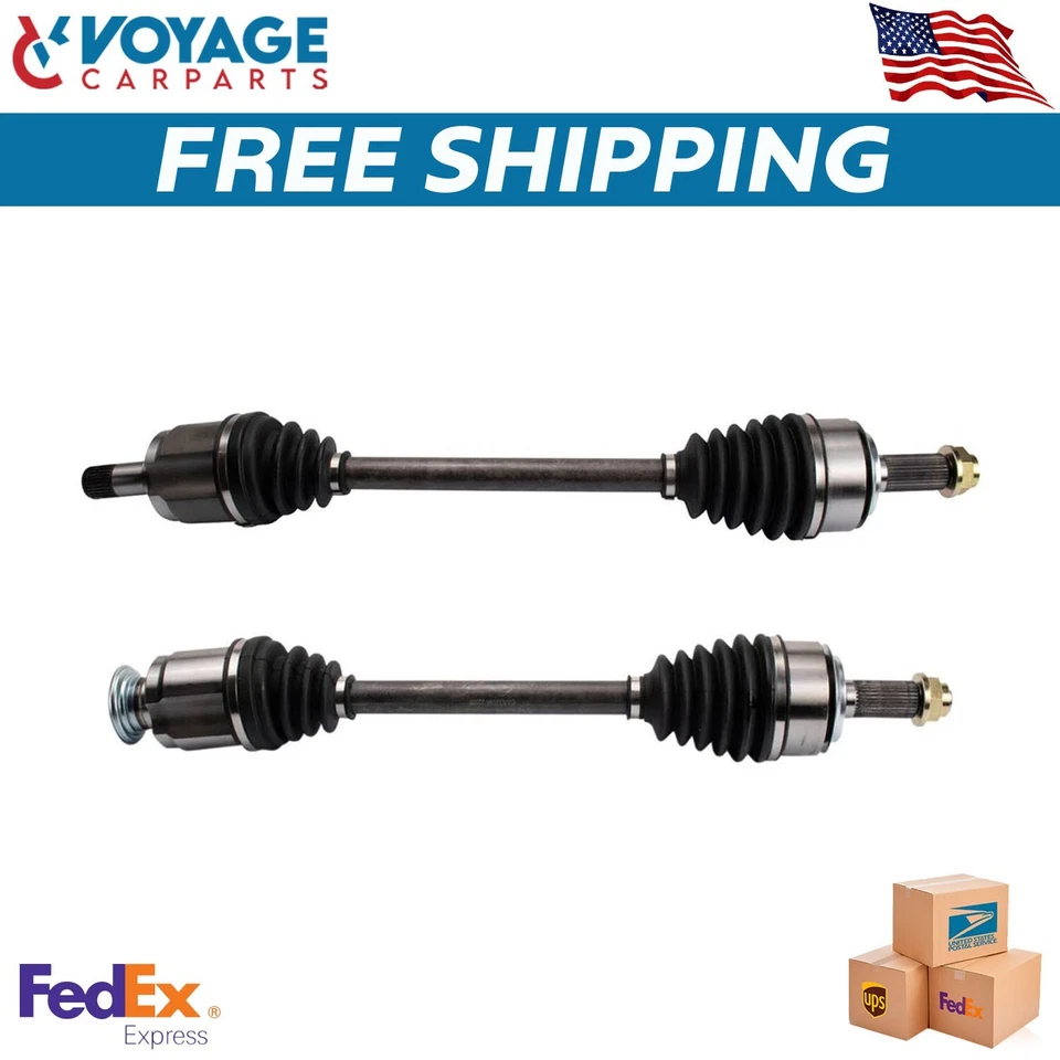 New Front CV Axle Shaft Set For 2010-2011 Honda Accord Crosstour 2012 Crosstour - Image 1 of 4