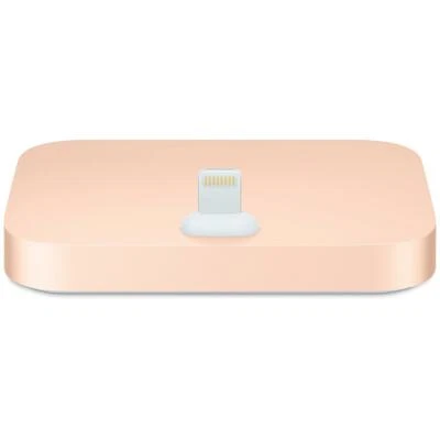 Genuine / Original Apple iPhone Lightning Dock - Gold (MQHX2ZM/A) - New - Image 1 of 4