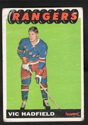 1965-66 Vic Hadfield Topps Hockey Rangers #27 - Image 1 of 2