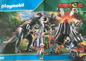 PLAYMOBIL 70327 Ile volcanique Dinosaure T-rex Tyrannosaure & quad - Imagen 1 de 11