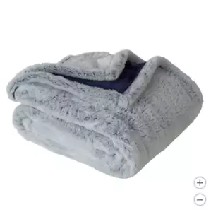 Berkshire Life Heated Throw Blanket, Reversible, 4 Heat Settings, 50" x 60" New - Picture 1 of 13