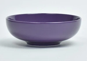 Violet Purple 7.75" Ceramic Pasta Bowl Set of 4 by Omni Housewares - Picture 1 of 4