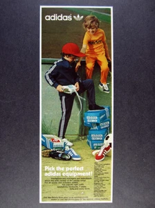 Adidas Gazelle 1973 Zapatos Cajas Chándal Niños Foto Vintage Impresión Anuncio - Imagen 1 de 1