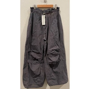 URBAN OUTFITTERS Parachute Pockets Bags Grey "Stains" Pants Size S - Picture 1 of 6