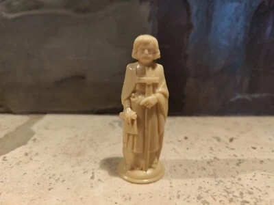 De colección E.S. "Pieza de ajedrez Lowe ANRI renacentista obispo blanco roto 3 1/4"" medieval" Foto 1 de 4