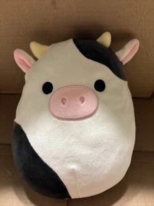 Squishmallows 8" Connor Cow Pet Collezione.  Peluche carino KellyToy.           - Foto 1 di 3