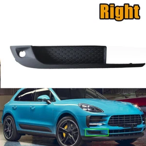 Right For Porsche Macan 2019-2021 Front Bumper Fog Light Cover Grille - Picture 1 of 5
