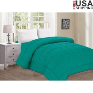 Down Alternative Comforter Twin XL Hypoallergenic Plush Box Stitching Bedding US - Picture 1 of 4