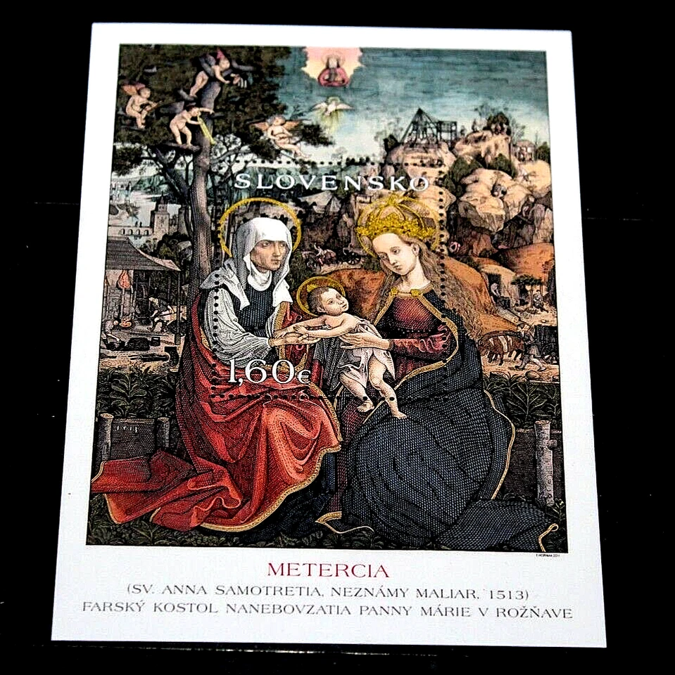 ESLOVAQUIA 2011 ARTE GÓTICO MINIATURA HOJA FINA M/N/H Foto 1 de 1