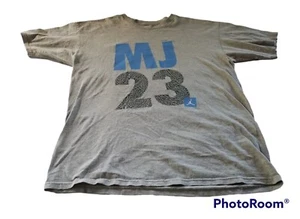 Nike Air Jordan Jump Man T-Shirt Grau Carolina Blau Herren Größe Large Regular Fit " - Bild 1 von 9