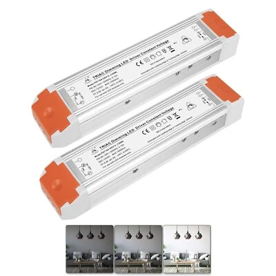 120 Watts 12V 10A Dimmable LED Driver Dimming LED Power Supply 120W*12V - 2 Pack - Image 1 of 4