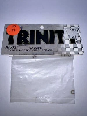 Team Trinity SB5027 E Clips Front Hinge In E Clips (12) Pcs - Image 1 of 2
