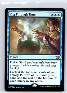 MTG Dig Through Time Duskmourn: House of Horror DSC R 0115 - Picture 1 of 2
