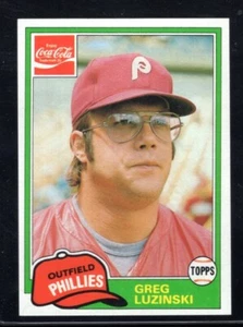 1981 Coca Cola #4 Greg Luzinski NM-MT, Free Shipping - Picture 1 of 2