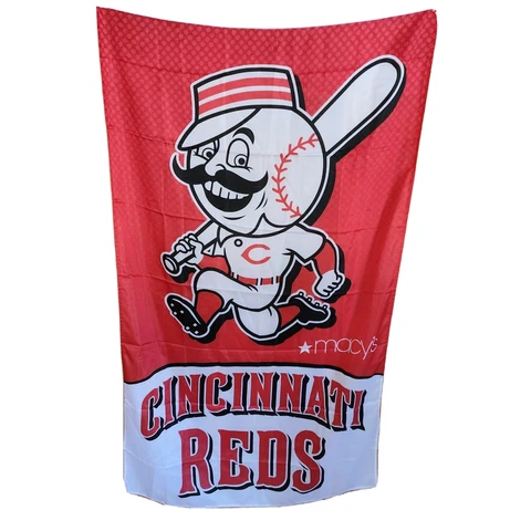 Cincinnati Reds Mascot 3x5 ft Flag Banner MLB [Macy's] Cover