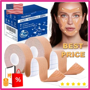 Anti-Wrinkle Tape | Facial Myofascial Lift Tape for Skin Firming, Anti-Aging Fac - Picture 1 of 6