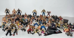 Vintage Lot Of 67+ Jakks BCA WWF WWE Wrestling Figures Action 90s - Picture 1 of 10
