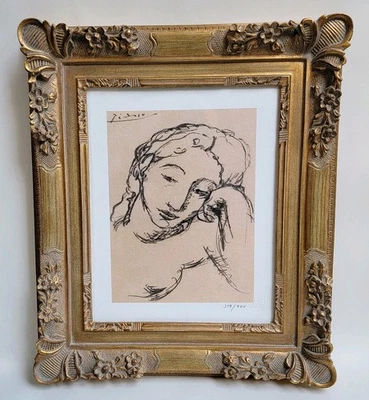 Pablo Picasso La Hermosa Fernande Color Giclee Bellas Artes Museo Ed 319/900 Certificado de Autenticidad Foto 1 de 4