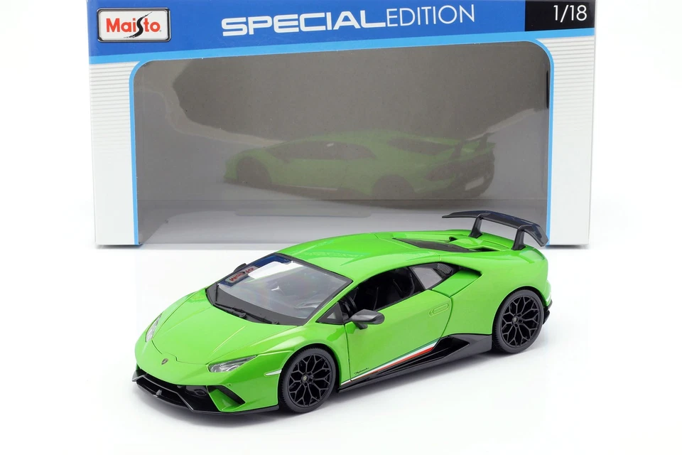 Lamborghini Huracan Performante anno 2017 verde metallizzato 1:18 Maisto - Immagine 1 di 1