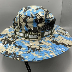 Buschhut Karneval Legion of Mars 2024 blau Camouflage New Orleans - Bild 1 von 5