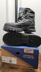 Steel Toe Boots Mens US Size 8 New - Picture 1 of 4
