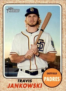 2017 Topps Heritage #241 Travis Jankowski San Diego Padres - Picture 1 of 2