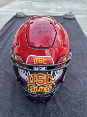 Casco Riddell Speed Flex firmado por Marcus Allen BAS Beckett MVP 85 SB MVP Heisman Foto 1 de 4