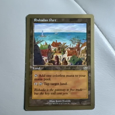Rishadan Port World Championship Decks Gold Border Magic The Gathering Card - Image 1 of 2