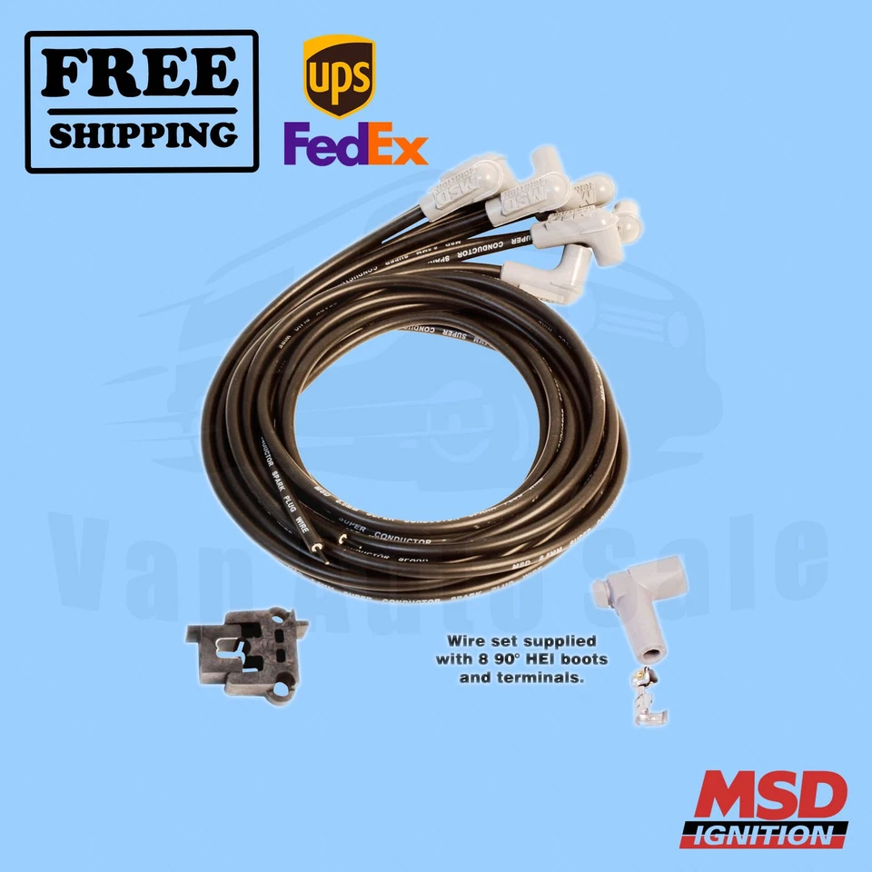 Juego de cables de bujía MSD para Chevrolet K3500 88-1993 Foto 1 de 2