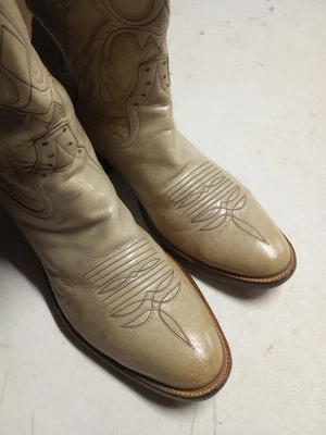 Botas occidentales para mujer Rios Of Mercedes de cuero suave marrón talla 12,B Foto 1 de 4