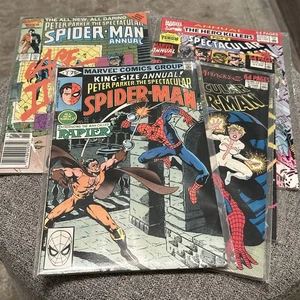 Marvel Comics Peter Parker El Espectacular Hombre Araña Anual #2 6 9 10 12 1980 - Imagen 1 de 11