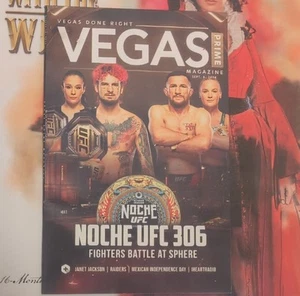Las Vegas Prime Magazine September 8 2024 Noche UFC 306 O'Malley Ortega Grasso - Afbeelding 1 van 10