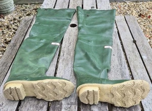 VINTAGE GATES STREAMFISHER WADERS SIZE UK7 IN LITTLE USED CONDITION CHUB TROUT - Picture 1 of 17