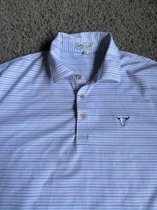 Peter Millar Golf Polo Shirt Sutton Bay Golf Club South Dakota XL Summer Comfort - Picture 1 of 6