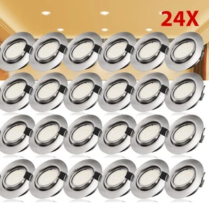 24x 5W LED Foco empotrable 3000K Lámparas empotrables Juego de luces de techo Instalación 230V - Imagen 1 de 11