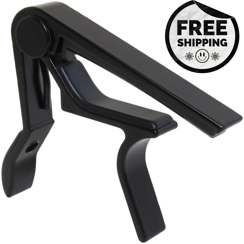 Acoustic Electric Guitar Quick Clamp Capo Ukulele Banjo Folk Mandolin Capotasto - Image 1 of 2