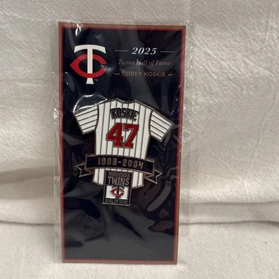 Corey Koskie SGA Minnesota Twins Hall Of Fame Pin 8/17/2025 - New - Image 1 of 4