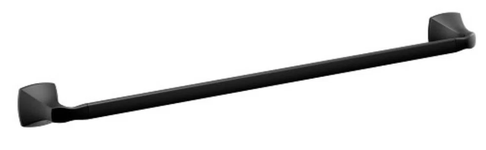 Moen YB5124BL Voss 24" Towel Bar - Matte Black