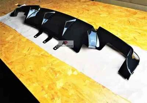 BMW 5 Series M5 F10 F11 M Sport Gloss Black Rear Valance Diffuser Quad Exhaust - Picture 1 of 14