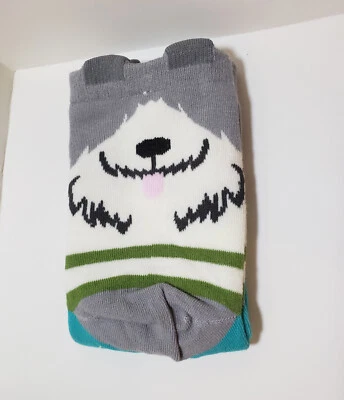 Perro pastor peludo perro novedad lindo moda raza perro calcetines, perfecto perro mamá regalo! Foto 1 de 4
