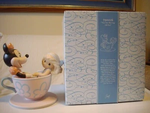 DISNEY Precious Moments. Minnie in Teapot, "YOU ARE MY CUP OF TEA" #790016 NEW - Picture 1 of 3