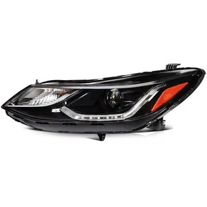 Faros proyectores negros para conductor izquierdo con LED DRL para Chevy Cruze 2016-2019 - Imagen 1 de 10
