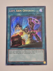 Yugioh Left Arm Offering RA04-EN086 1st Edition Secret Rare NM - Picture 1 of 2