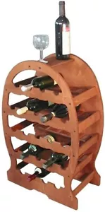 Cantinetta portabottiglie a botte in legno di betulla da 23 posti bottiglie vino - Foto 1 di 1