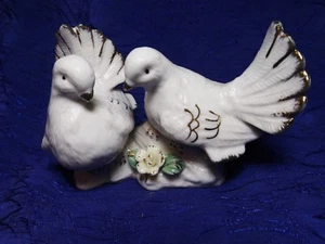 2 Porzellan Tauben Figur - Bild 1 von 5