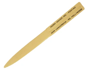 Pontiac Hollywood Harry Maher Inc Vintage Advertising Letter Opener Plastic A21b - Picture 1 of 4