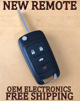 NEW GM CHEVY SWITCHBLADE FLIP KEYLESS REMOTE FOB W/ OEM ELECTRONICS 13501913  - Image 1 of 4