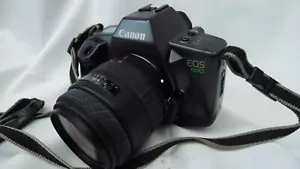 Canon EOS 600 35mm Film camera c/w Sigma Zoom 28-70mm Lens Strap Case EB1 Japan - Picture 1 of 16